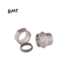 EMT 1CB-WD/RN bsp male thread with captive seal single ferrule stainless steel tube fittings with nut
